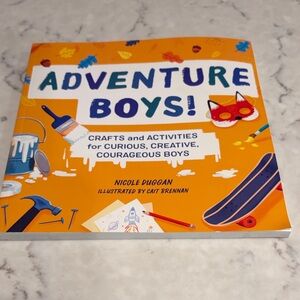 Adventure Boys! Orange Craft & Activity Book for Kids